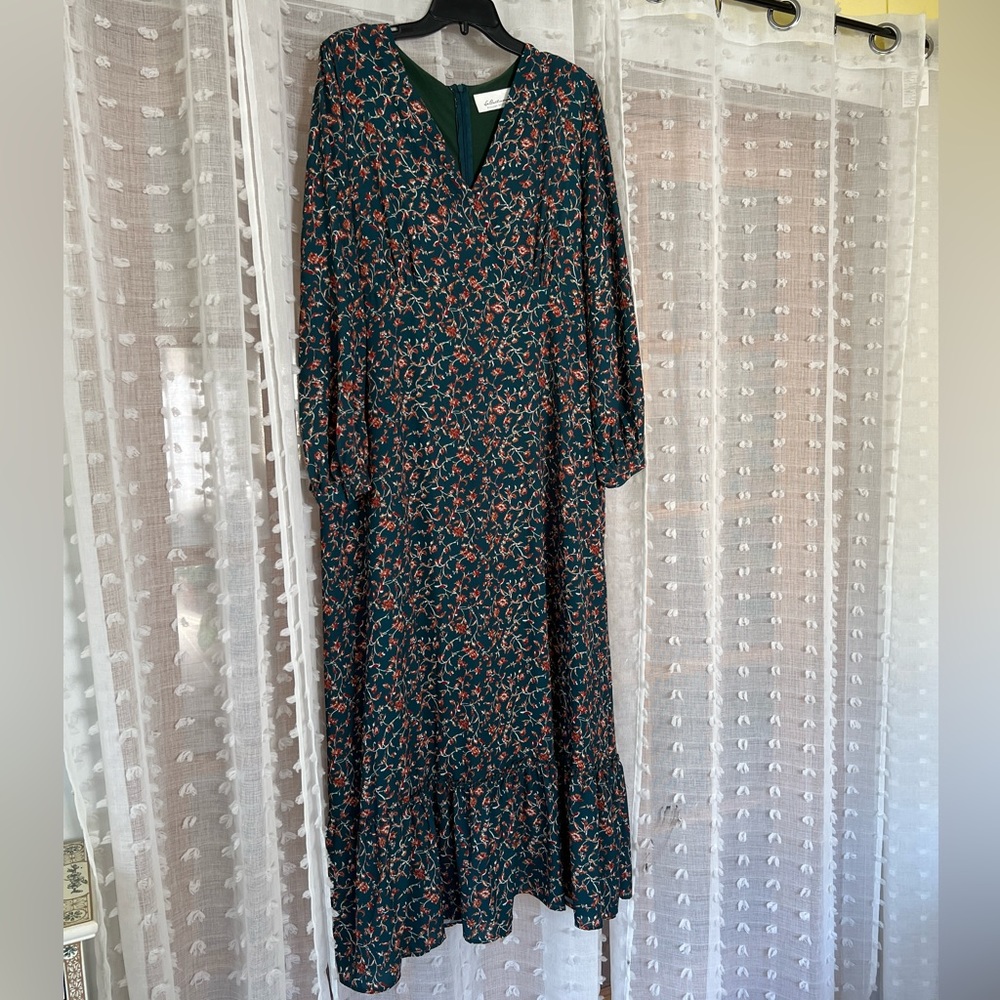 Ditsy floral print maxi dress